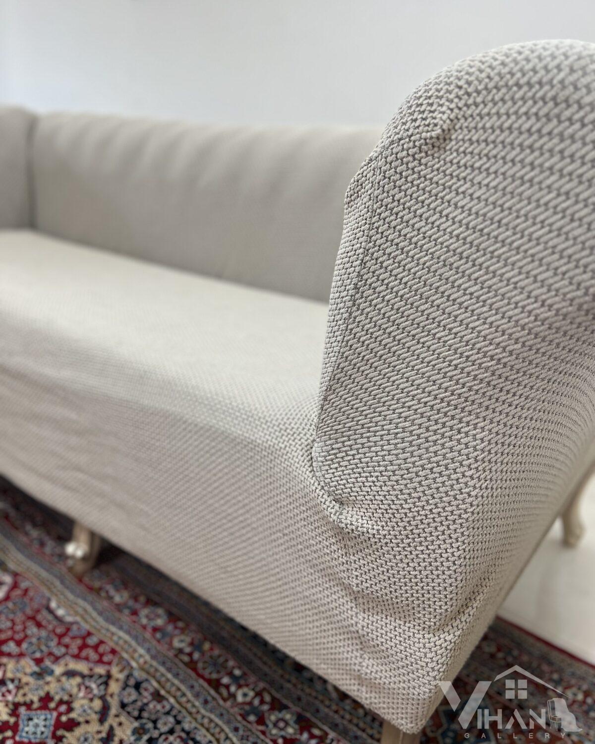 کاور مبل طرح ساده آجری - تصویر 12