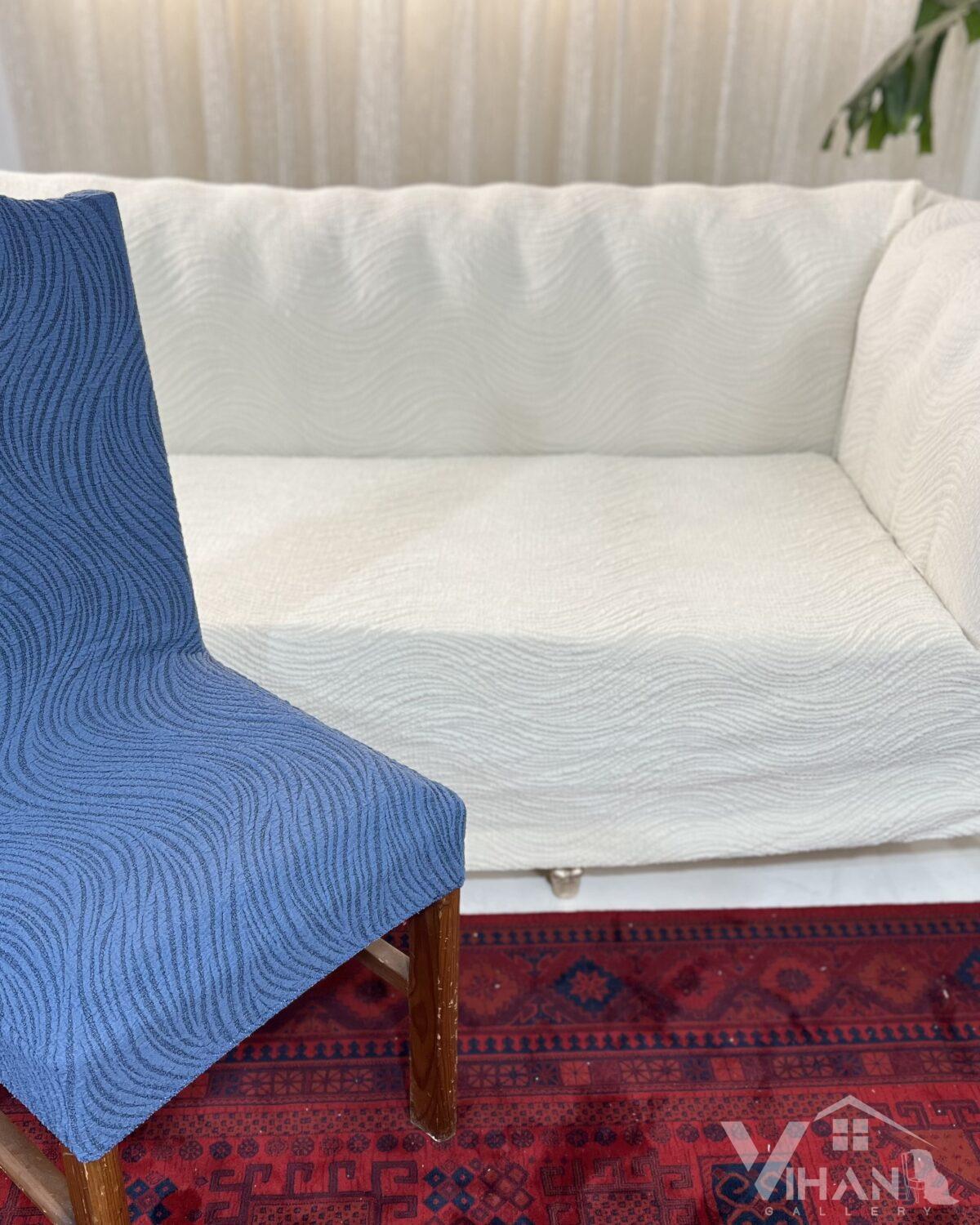 کاور صندلی ساده موجی - تصویر 4