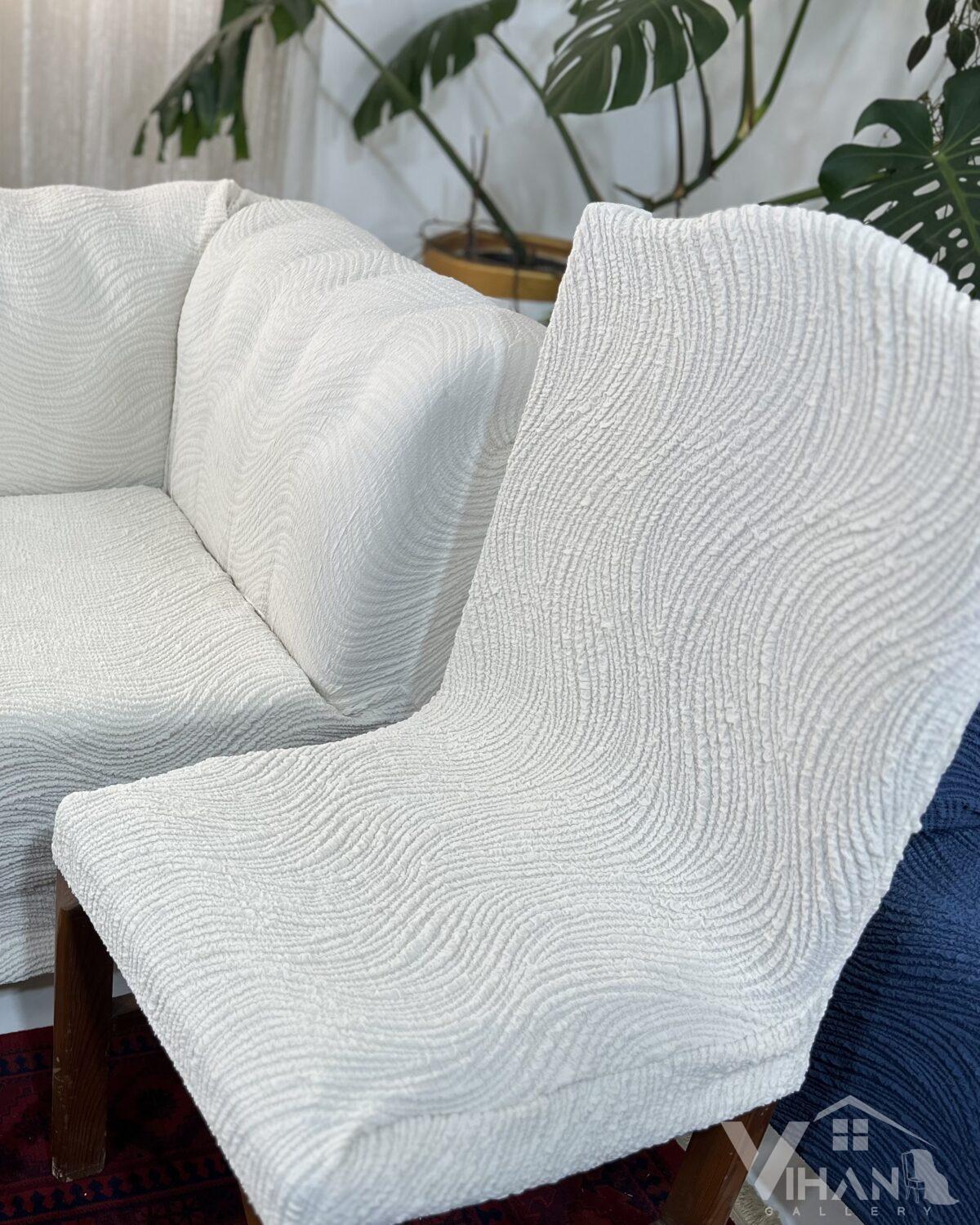 کاور صندلی ساده موجی - تصویر 6