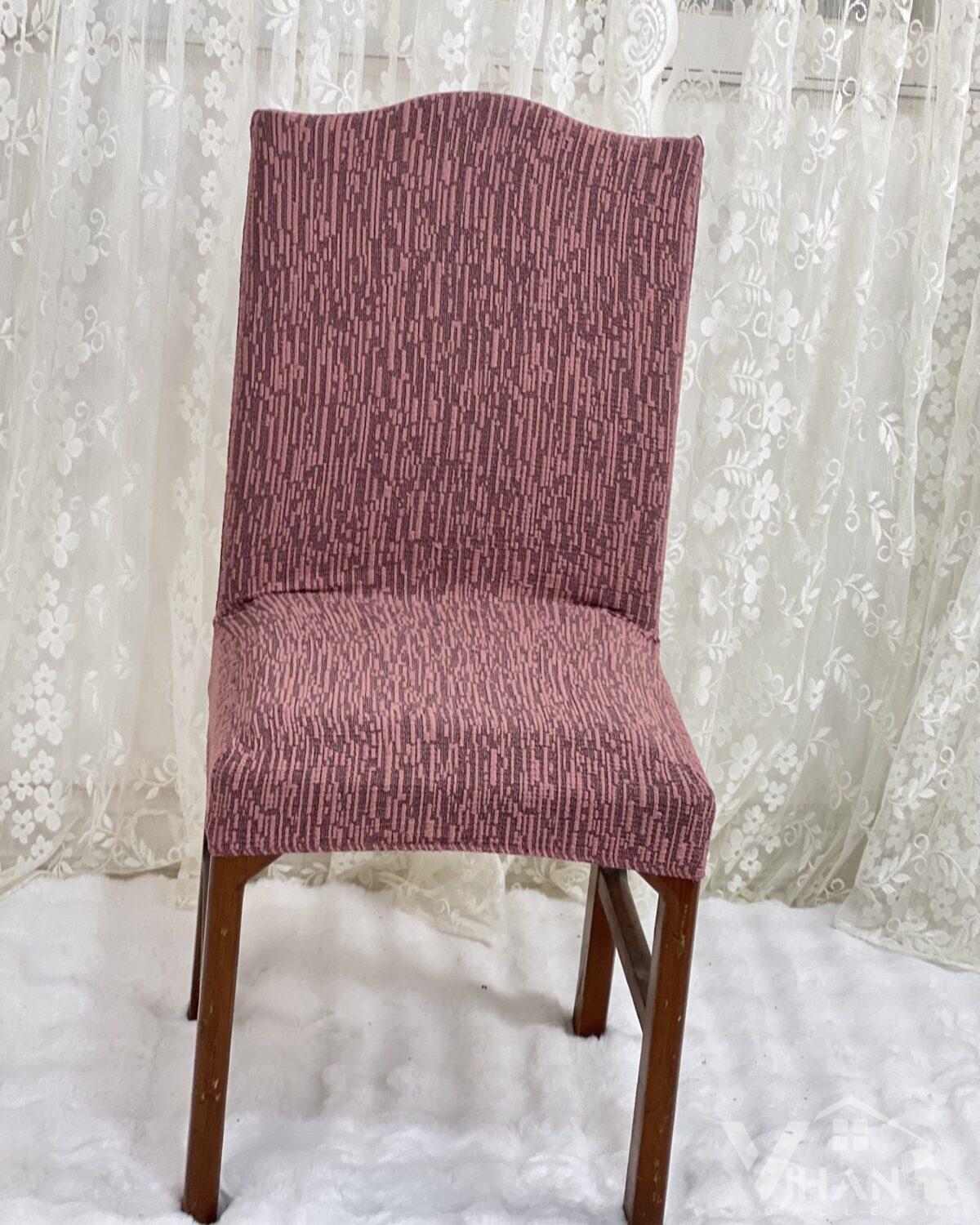 کاور صندلی ساده طرح خطی - تصویر 5